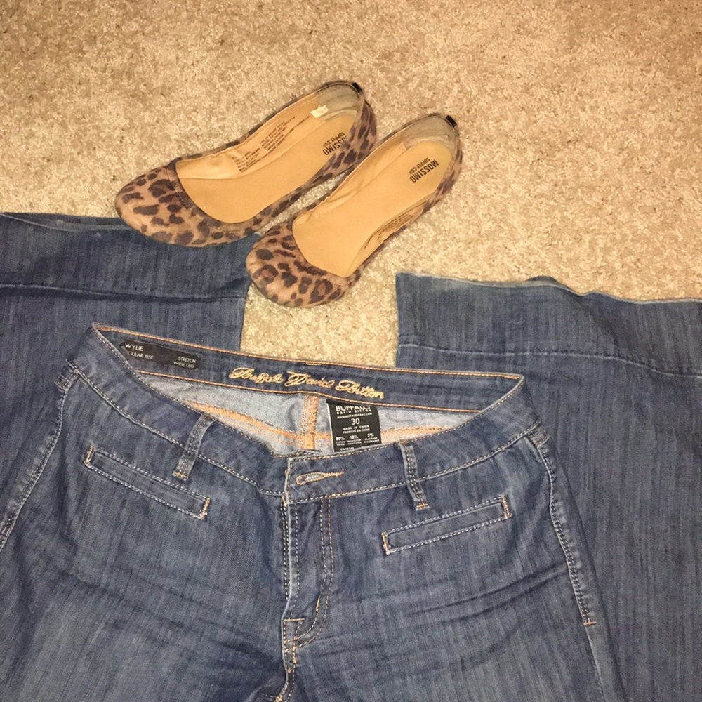 Buffalo wide leg jeans